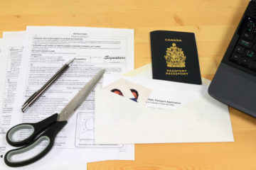 What are the requirements needed for a new passport